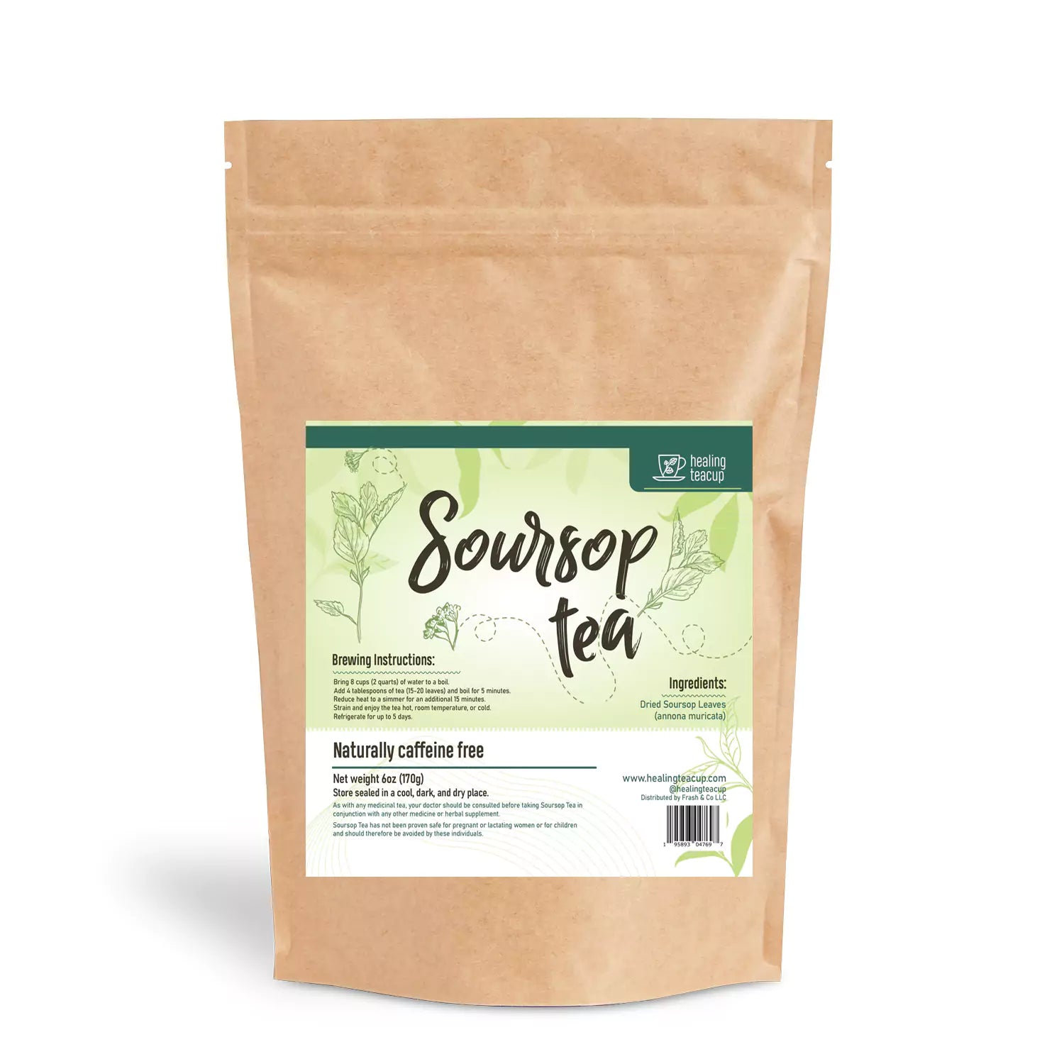 Soursop Tea - Wildcrafted Graviola Leaves - 6 oz