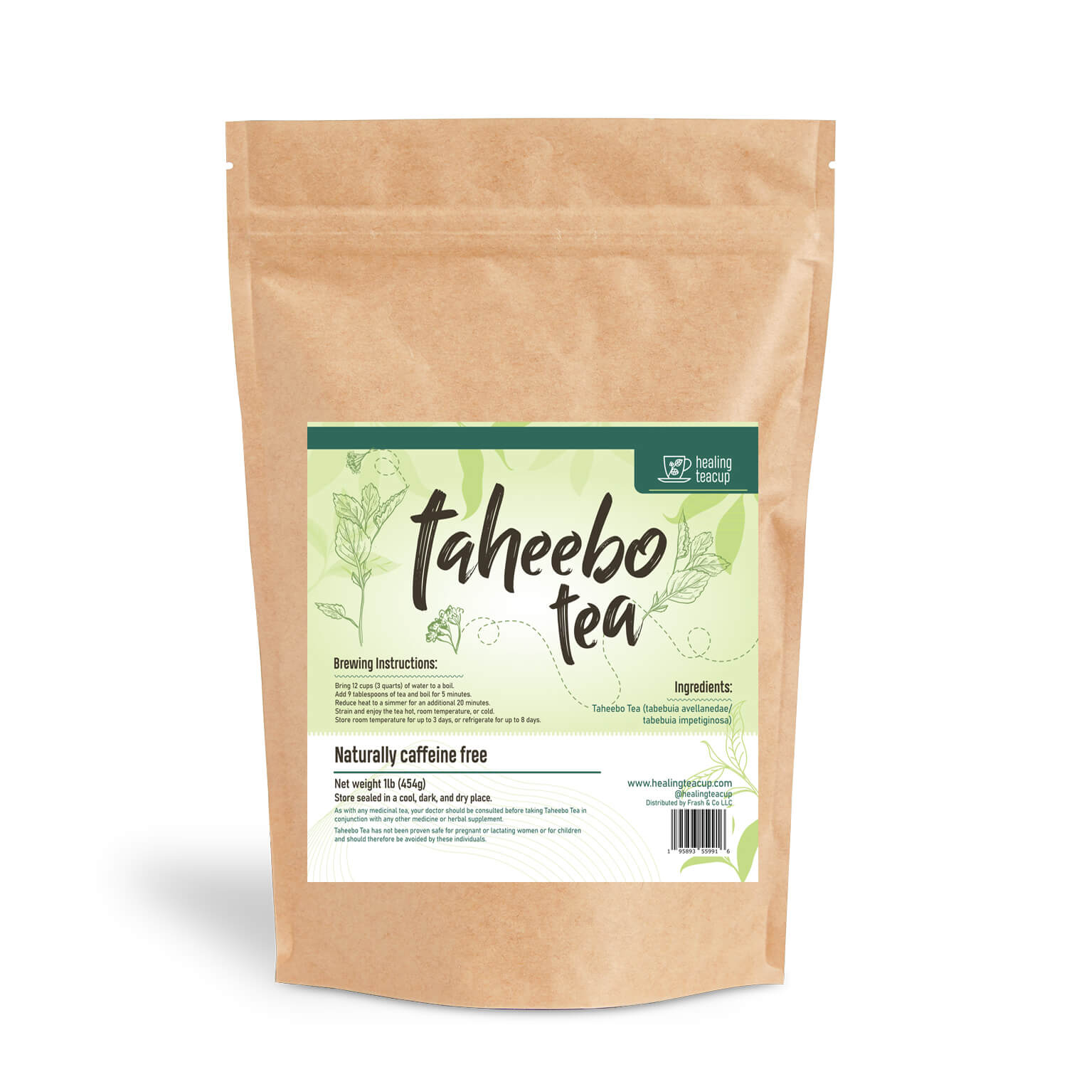 Taheebo Tea - Wildcrafted Pau D'Arco Inner Bark - 1 lb