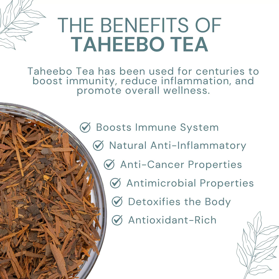 Taheebo Tea - Natural Pau D'Arco Inner Bark - 1 lb